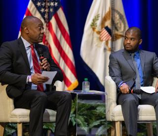 Marshall Shepherd and Isaiah Bolden Speak at Climate Discussion