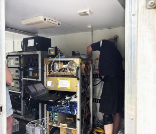 Mass spectrometry equipment (Photo Credit: Greg Huey Research Group)