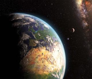 Artist rendering of early Earth (Photo credit: NASA)
