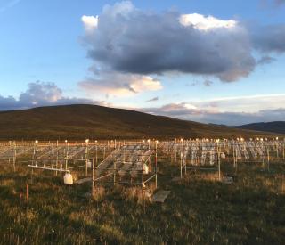 Test plots to study climate change effects on the Tibetan Plateau2