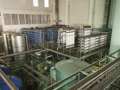 Water desalination